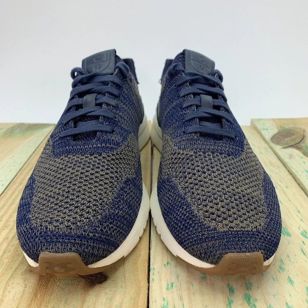 Cole Haan Mens Size 9 M Shoes Grandpro Runner Stitchlite Knit Navy Blue C27763